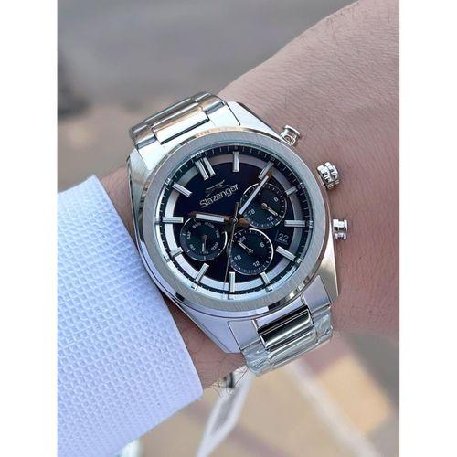 Slazenger İtalyan Tasarım Bileklik Hediyeli 2 Yıl Garantili 10 Atm Çelik Erkek Kol Saat ESL.Y2554.2