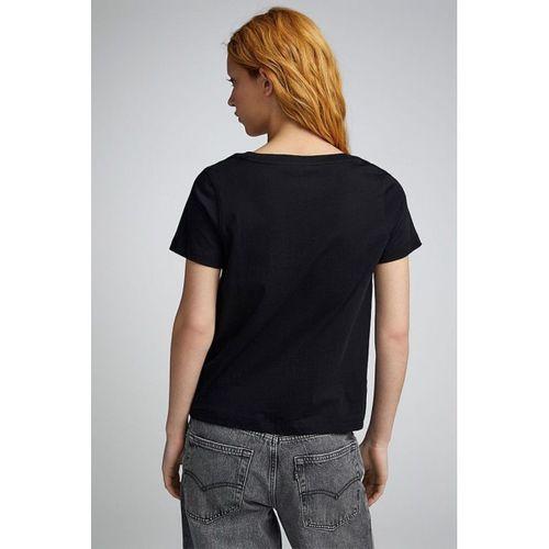 Süperlife Kadın V Yaka New York Tshirt SPR25TSK20