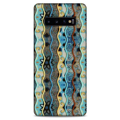 Samsung Galaxy S10 Plus Kılıf Baskılı Özel Seri Taşlı (28) Arka Kapak