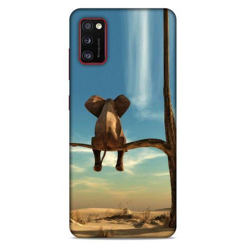 Lopard Samsung Galaxy A41 Uyumlu Kılıf Manipülasyon ☻ (3) Kapak Baskılı