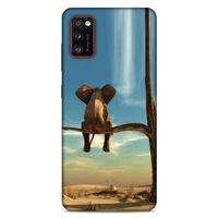 Lopard Samsung Galaxy A41 Uyumlu Kılıf Manipülasyon ☻ (3) Kapak Baskılı