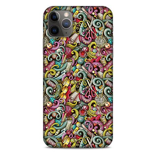 Graffitix (46) Desenli Silikon Kapak Apple Iphone 11 Pro Max Kılıf