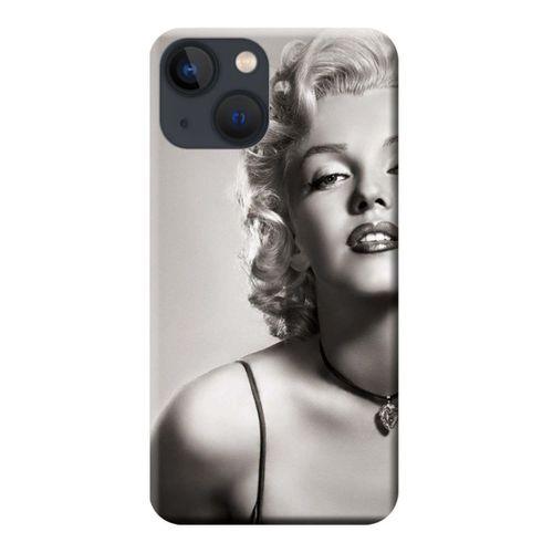 iPhone 13 Mini Uyumlu Kılıf Marilyn Monroe Baskılı Esnek TPU Silikon