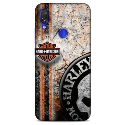 Xiaomi Redmi Note 7 Pro Uyumlu Kılıf Motorsiklet (11) Tam Koruma Harley Davidson
