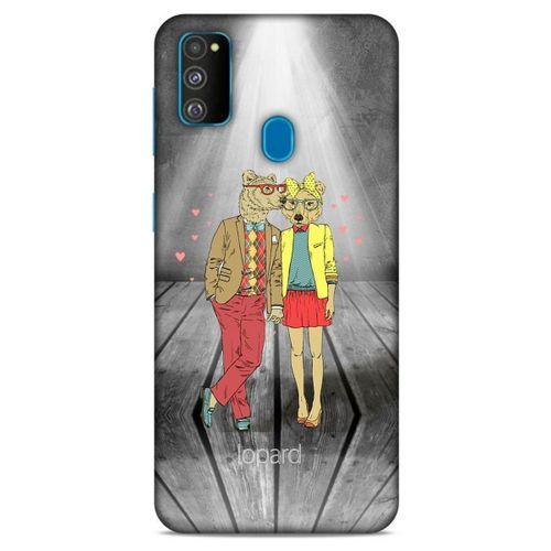 Samsung Galaxy M30s Kılıf FunnyMaX (35) Fit Design Kılıf Gri
