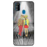 Samsung Galaxy M30s Kılıf FunnyMaX (35) Fit Design Kılıf Gri