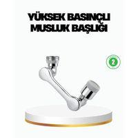 Üç Segmentli 1080 Derece Musluk Atı Esnek Döner Havalandırıcı Pratik Kullanım