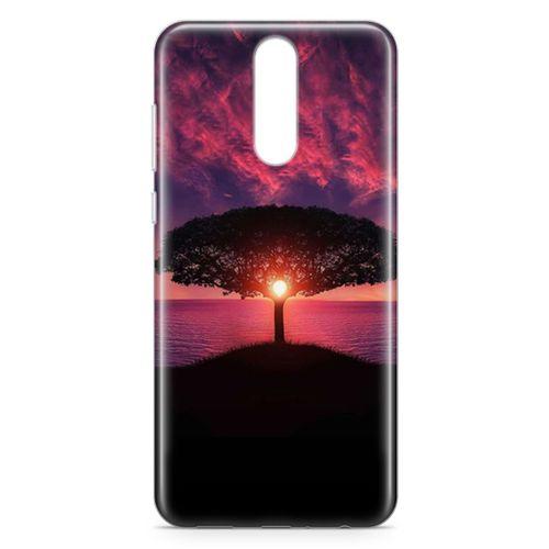 Huawei Mate 10 Lite Kılıf Güneşin Batışı Arka Kapak Koruma Desenli Full Koruyucu