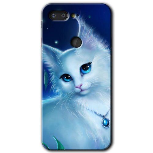 General Mobile GM 9 Pro Kılıf HD Desen Baskılı Arka Kapak + Temperli Cam - Cat Glance