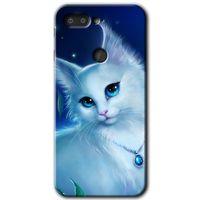 General Mobile GM 9 Pro Kılıf HD Desen Baskılı Arka Kapak + Temperli Cam - Cat Glance