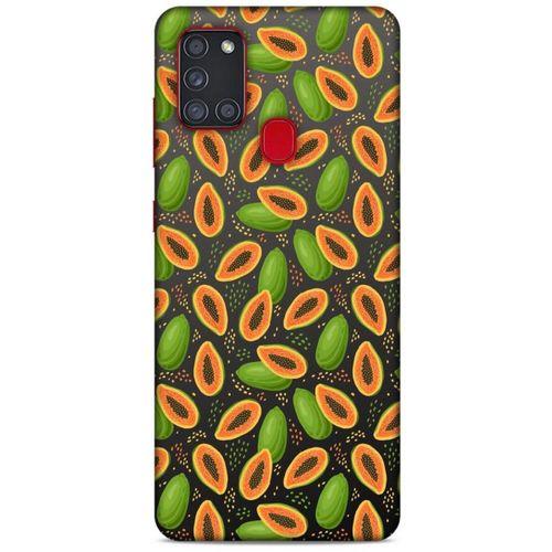 Frutix Papaya 01 Samsung Galaxy A21s Kılıf Desenli Silikon
