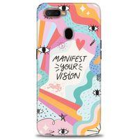 Oppo A5S Kılıf HD Baskılı Kılıf - Manifest Your Vision + Tam Ekran Koruyucu