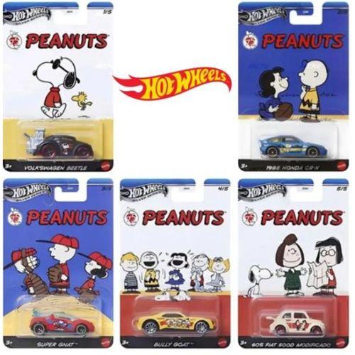 Hot Wheels Silver Series Peanuts 5'li Set