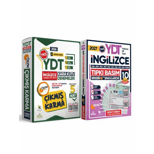 2027 YKS YDT İNGİLİZCE ÖSYM Çıkmış Soru 10lu Tıpkı Basım ve 5li Çıkmış Karma Deneme Seti TG Çözümlü