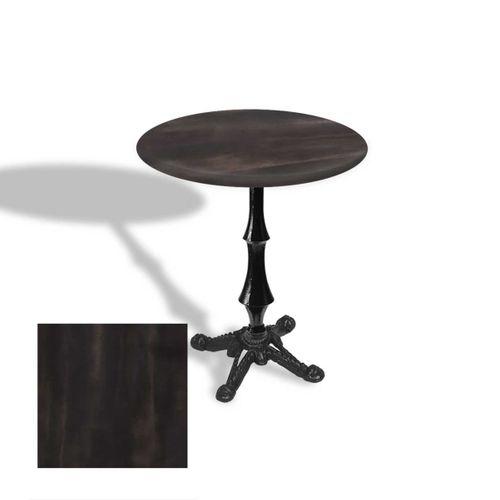 Dockers Çipa 1012 Döküm Ayak Yuvarlak Masa Çap 70cm - (Werzalit, Wermodin ve Allzalit Tabla) - Rocked