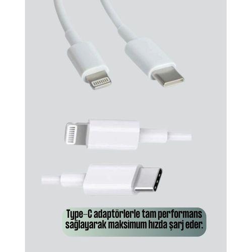 30w Type-c Lightning Hızlı Şarj Kablosu 1.2m İphone Uyumlu