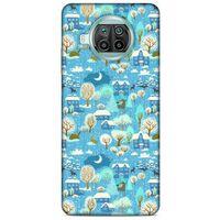 Xiaomi Mi 10T Lite 5G Kılıf Snowix (33) Hybrid Kılıf Mavi Beyaz