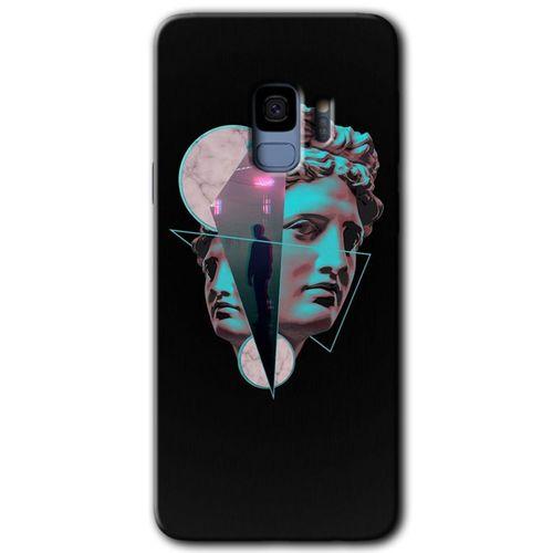 Samsung Galaxy S9 Kılıf HD Desen Baskılı Arka Kapak - Heykel