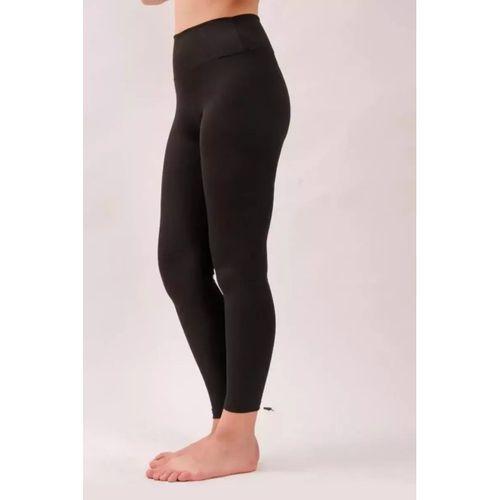 Siyah Yüksek Bel Fitilli Kadın Tayt Yazlık 2001