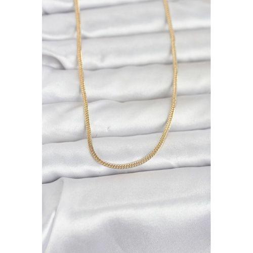 CM 14K Gold Renk Dolgun Zincir Model 60 cm Kadın Kolye