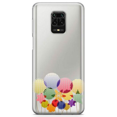 Xiaomi Redmi Note 9 Pro Kılıf Konfeti Yıldızlar Arka Kapak Koruma Desenli Full Koruyucu