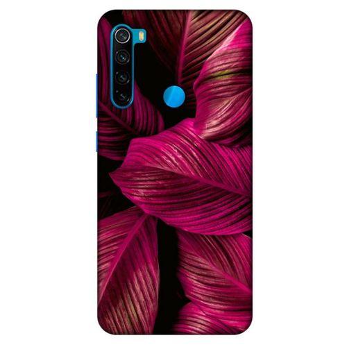 Lopard Xiaomi Redmi Note 8 Uyumlu Kılıf Bahar (4) Koruma Kılıfı Bordo