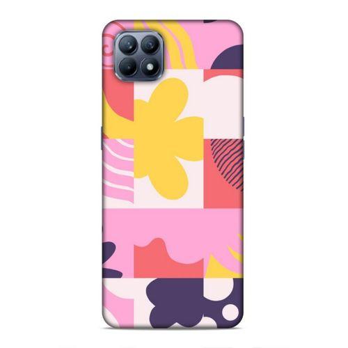 Huawei P40 Lite Uyumlu Kılıf Insomnia (22) Tam Koruma Kılıfı Pembe Sarı