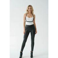 Siyah Kadın Kemer Deri Vücut Tokalı Aksesuar - Brf155