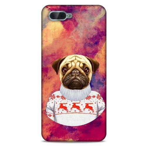 Oppo Rx17 Neo Kılıf Köpek Kıyafetleri (6) Silikon Kılıf Pug Kazak