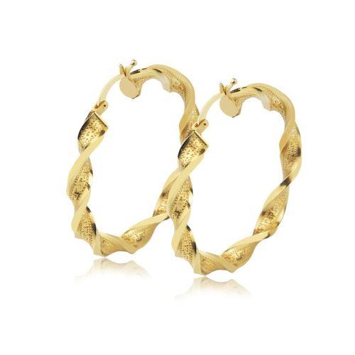 Burgu Halka Altın Küpe HSM10048