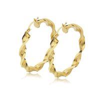 Burgu Halka Altın Küpe HSM10048