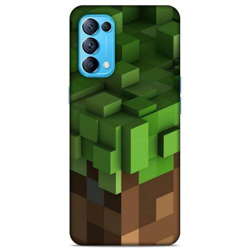 Lopard Oppo Reno 5 5G Uyumlu Kılıf PiXel (30) Silicone Case Block