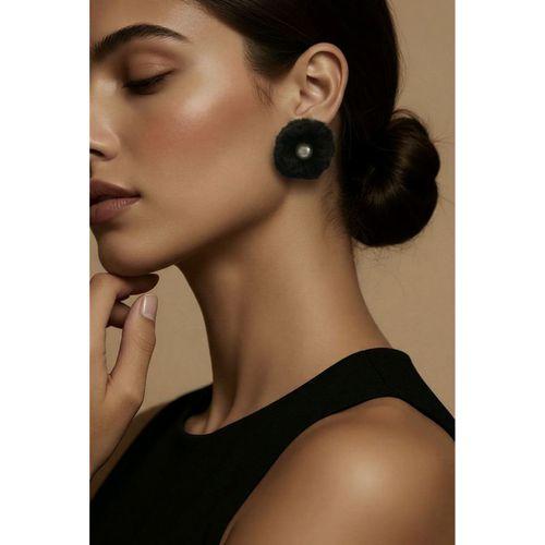 Monalisa Home İncili Peluş Figürlü Küpe