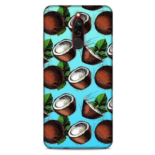 Frutix Hindistan Cevizi 02 Xiaomi Redmi 8 Kılıf Desenli Silikon