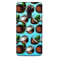 Frutix Hindistan Cevizi 02 Xiaomi Redmi 8 Kılıf Desenli Silikon