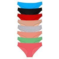 8 Adet Süper Eko Set Likralı Kadın Slip Külot Set 4