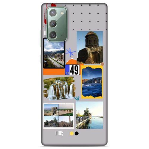 Lopard Samsung Galaxy Note 20 Uyumlu Kılıf Şehirli ※ (49) Muş Ultra Silikon Kılıf