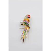 Papağan Broş - ÇOK RENKLİ