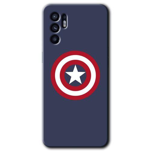 OPPO Oppo Reno 6 Kılıf HD Desen Baskılı Arka Kapak - Captain!