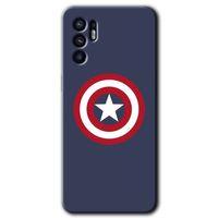 OPPO Oppo Reno 6 Kılıf HD Desen Baskılı Arka Kapak - Captain!