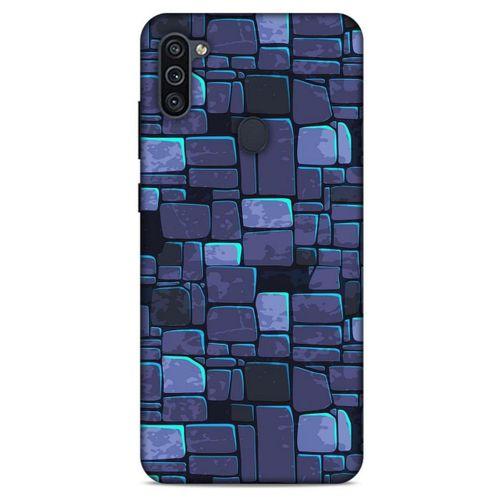 Samsung Galaxy M11 Kılıf Baskılı Özel Seri Taşlı (12) Koruyucu Silikon