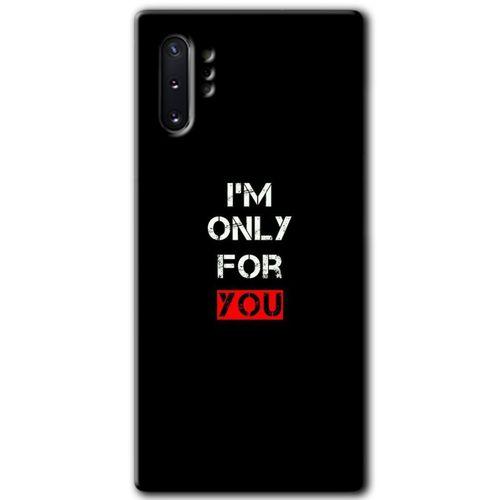 Samsung Galaxy Note 10 Plus Kılıf HD Desen Baskılı Arka Kapak - For You