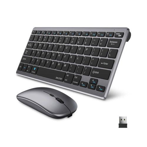 Kablosuz Bluetooth Klavye Mouse Seti Şarjlı Tablet Laptop Uyumlu