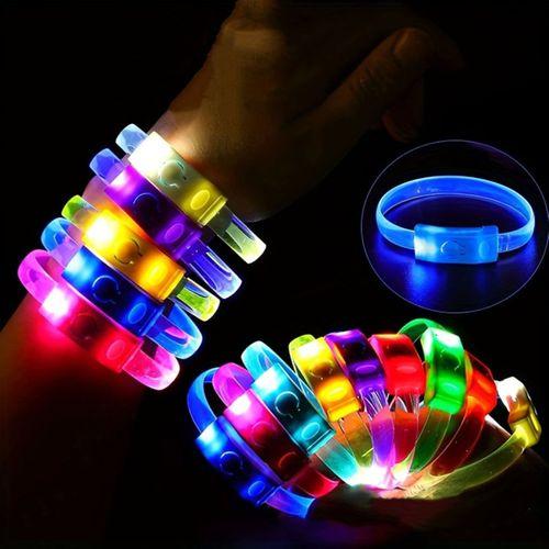 Festival Parti Led Bileklik Baskı Yapılabilir 3 Farklı Mod Işıklı 1 Adet - Lisinya