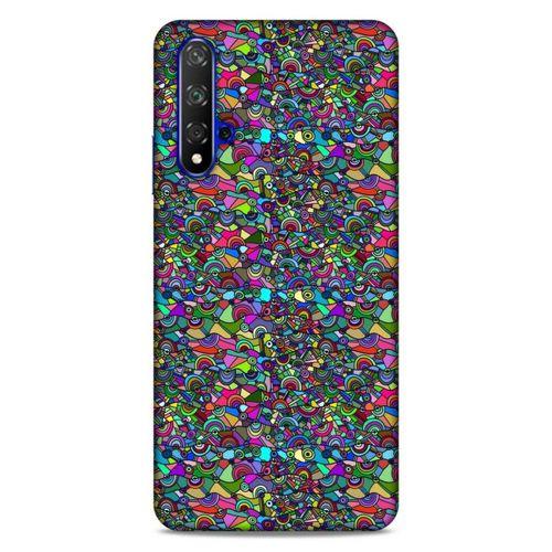 Lopard Huawei P Smart S 2020 Uyumlu Kılıf Soyut Sanat (31) Baskılı TPU Kılıf