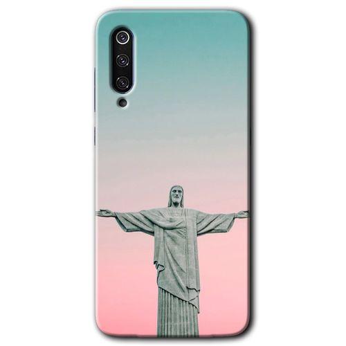 Xiaomi Mi 9 Kılıf HD Desen Baskılı Arka Kapak - Rio + Kırılmaz Cam