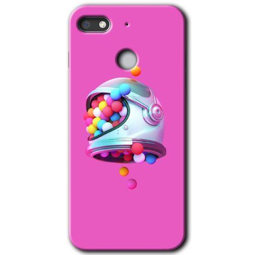 Potkal Hediye Fabrikası General Mobile GM 8 Go Kılıf HD Desen Baskılı Arka Kapak - Uzay Başlığı