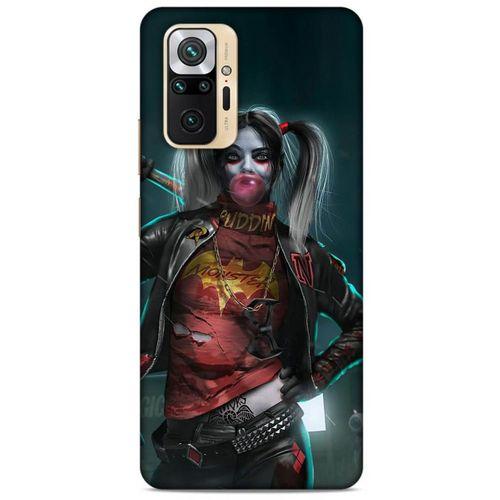 Xiaomi Redmi Note 10 Pro Uyumlu Kılıf Harley Quinn (7) Telefon Kılıfı Koyu Yeşil