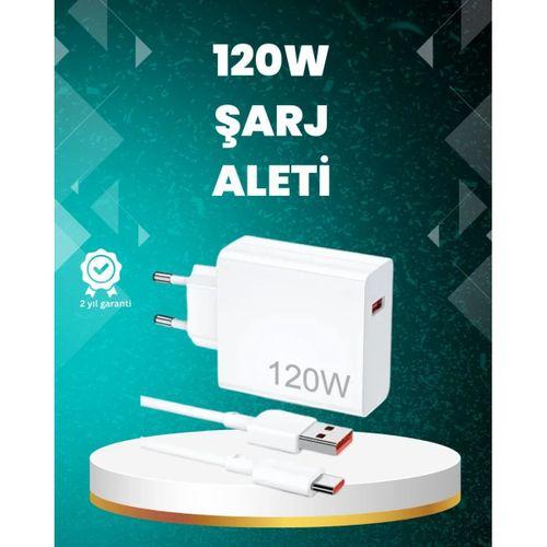 120 Watt Güçlü Hızlı Şarj Adaptörü Huawei P30 P40 Mate 20 Pro Uyumlu