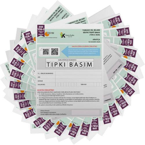 2026 YDS Arapça ÖSYM Tıpkı Basım Çıkmış Soru Deneme Paketi 25li Fasikül SETİ